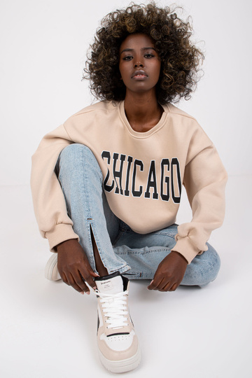 Bēšs sporta krekls ar...