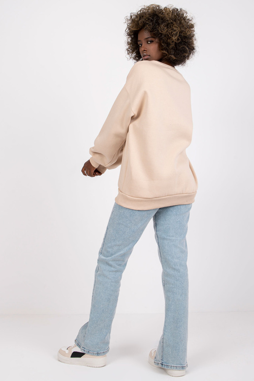 Bēšs sporta krekls ar Madeiras uzrakstu