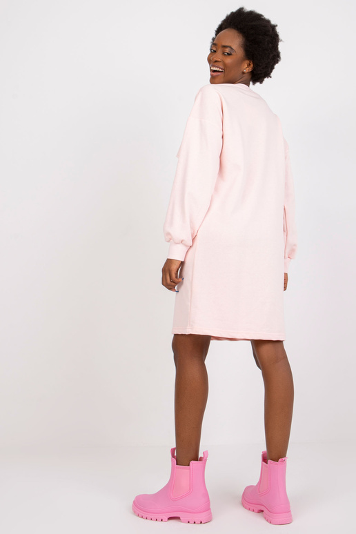 Gaiši rozā kleita ar kabatām Carrara