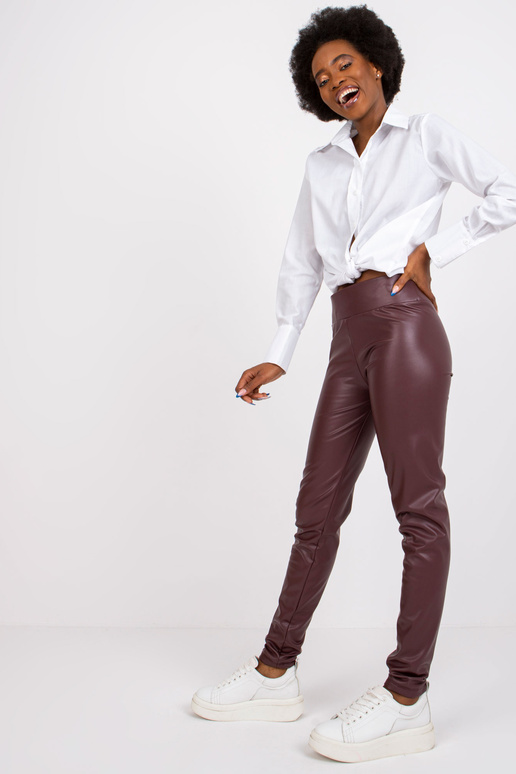 Briana tumšās ordas ādas legingi RUE...