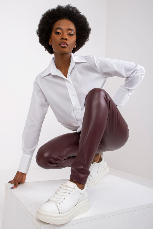 Briana tumšās ordas ādas legingi RUE...