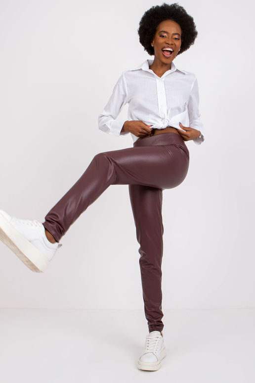 Briana tumšās ordas ādas legingi RUE...