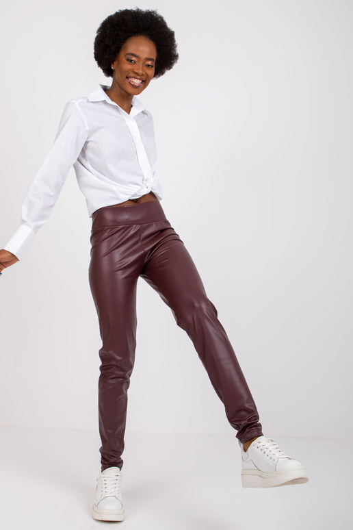 Briana tumšās ordas ādas legingi RUE...