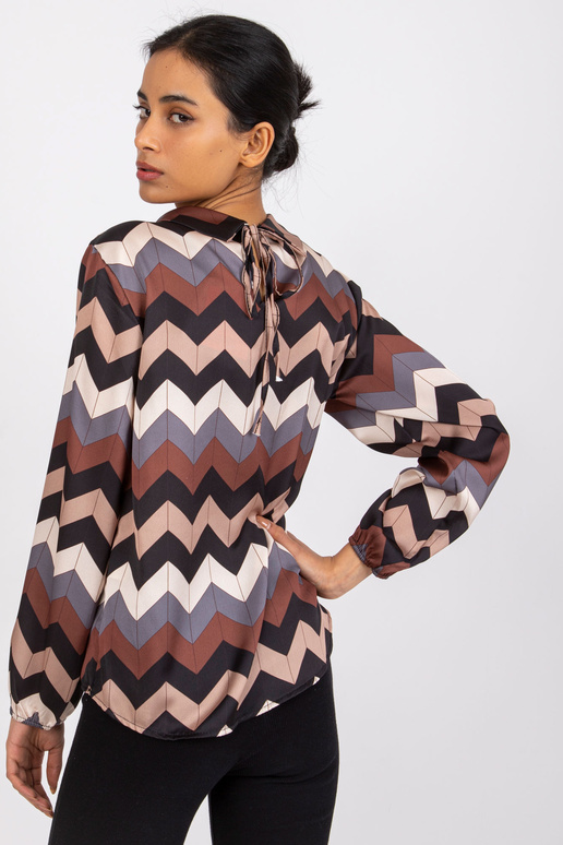 Melna rakstaina blūze Silēzija Melna rakstaina blūze Silēzija