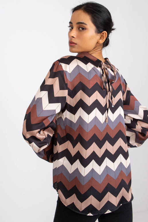 Melna rakstaina blūze Silēzija Melna rakstaina blūze Silēzija