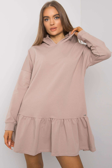 Tumši bēša džemperu kleita... 2