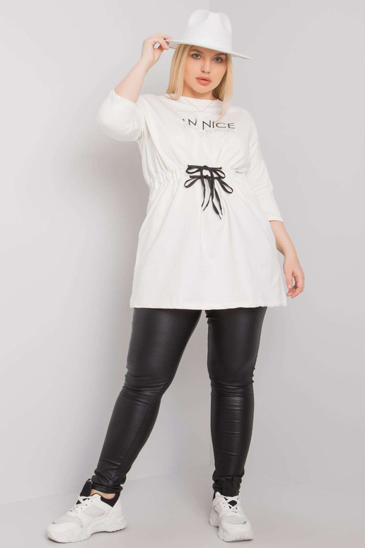 Ecru tunika plus izmērs ar Tulsa...