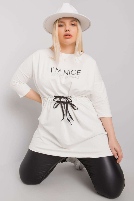 Ecru tunika plus izmērs ar Tulsa...