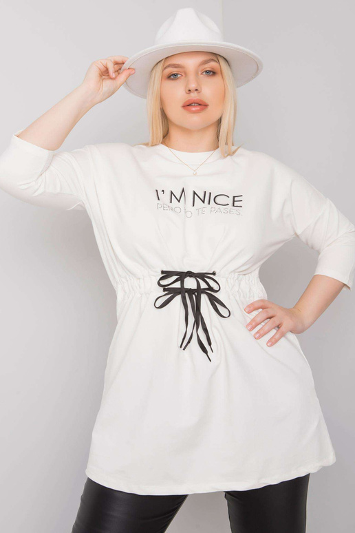 Ecru tunika plus izmērs ar Tulsa...