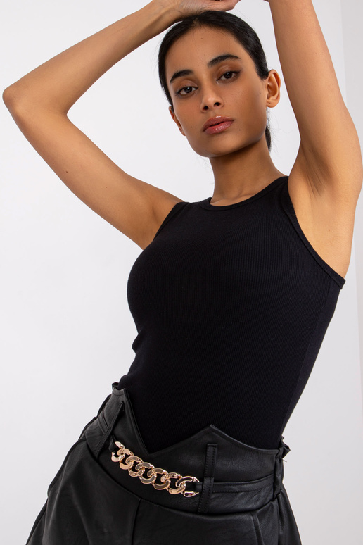 Eston RUE PARIS melns rievotais tops