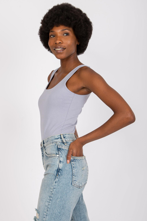 Noelles pelēks gluds tops