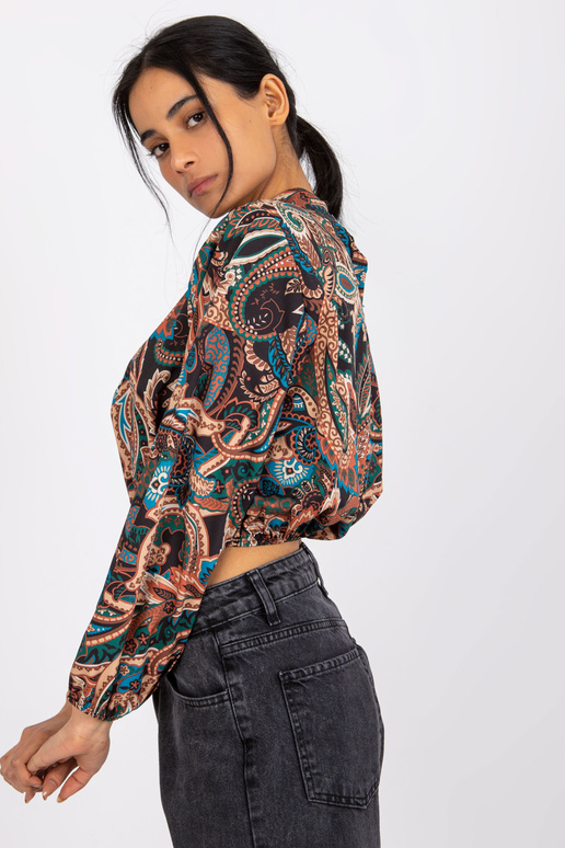 Melna blūze ar Mia apdrukām