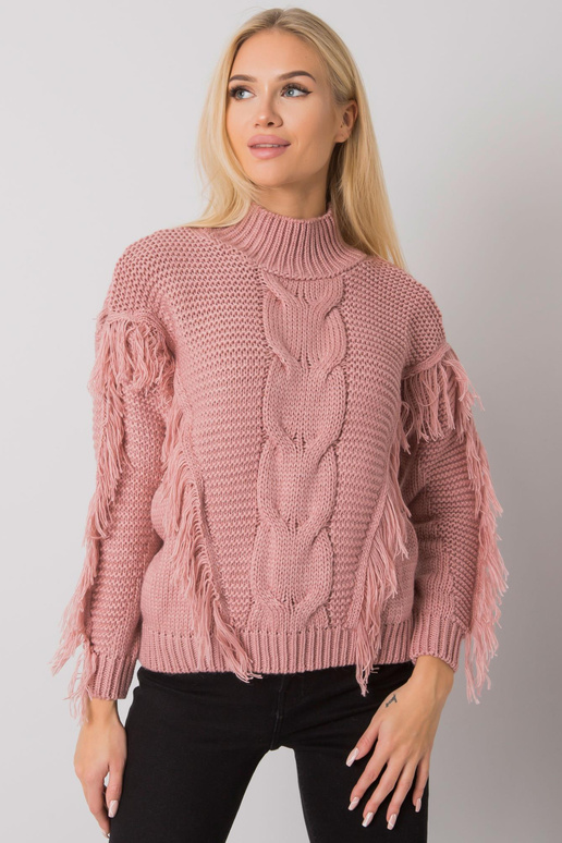 Netīri rozā džemperis ar bārkstīm...