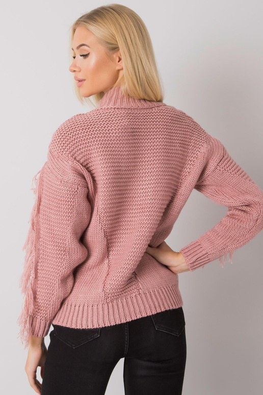 Netīri rozā džemperis ar bārkstīm...