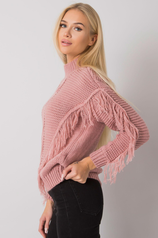 Netīri rozā džemperis ar bārkstīm...