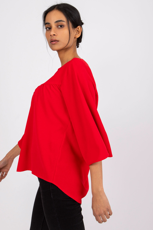 Sarkana brīva blūze Anita RUE PARIS