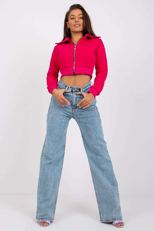 Zili džinsi ar platām kājām Coimbra