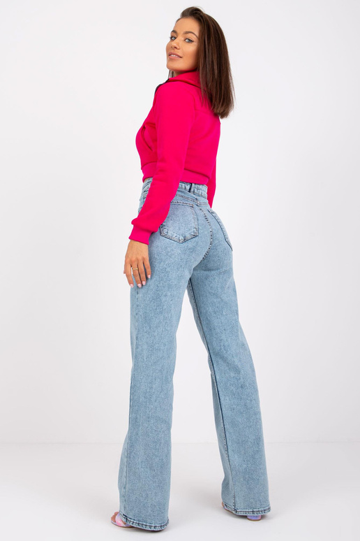 Zili džinsi ar platām kājām Coimbra