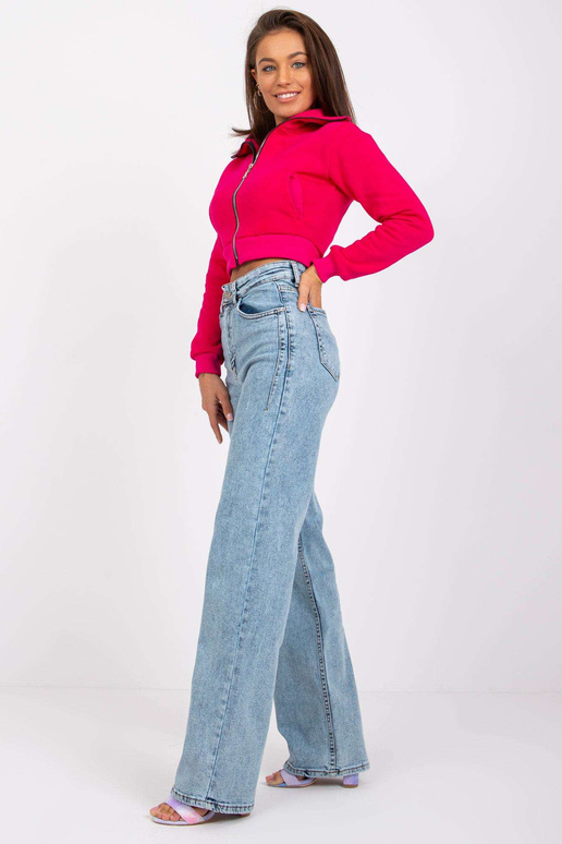 Zili džinsi ar platām kājām Coimbra