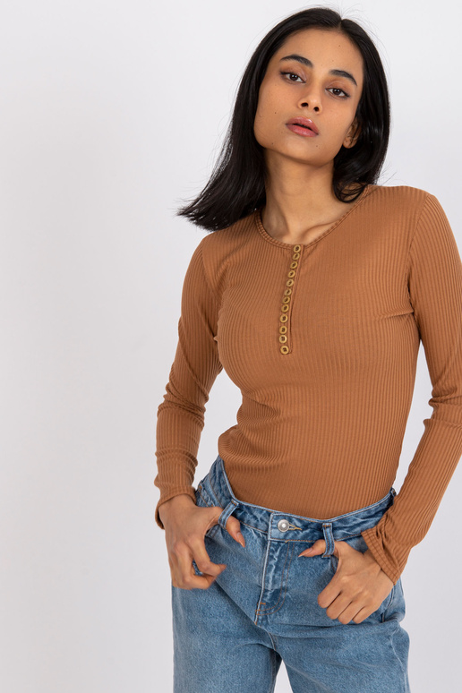 Gaiši brūna blūze ar svītrām Moxie Gaiši brūna blūze ar svītrām Moxie