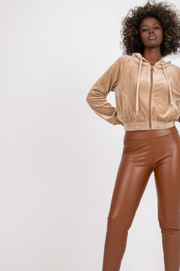 Briana brūni ādas legingi...