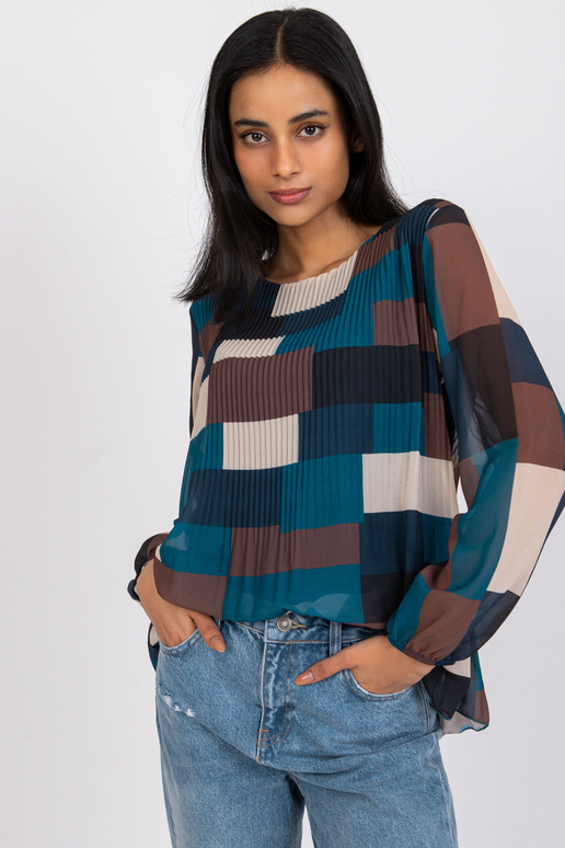 Jūras brūna raksta blūze Gabriella Jūras brūna raksta blūze Gabriella