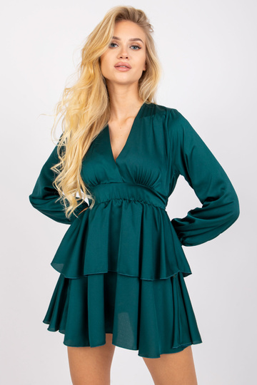 Tumši zaļa kleita ar... 2