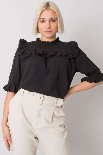 Melna blūze ar volāniem... 2