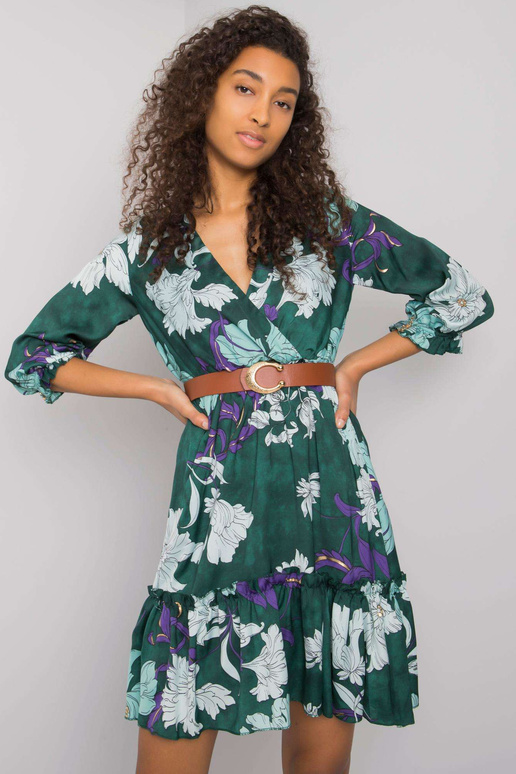 Zaļa kleita ar Pensakolas jostu Zaļa kleita ar Pensakolas jostu