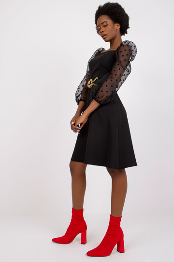 Melna eleganta kleita Segovia