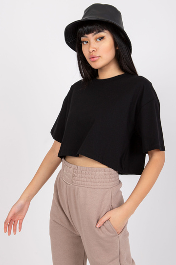 Melns īss t-krekls Viola