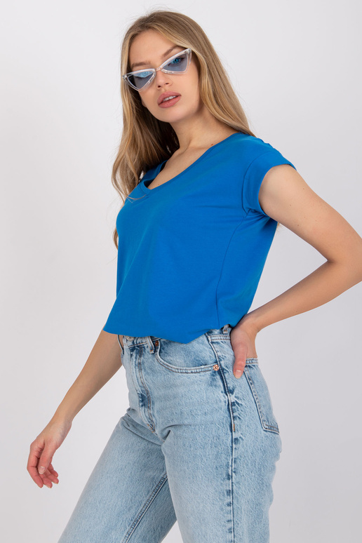 Tumši zils t-krekls pamata Atlanta...