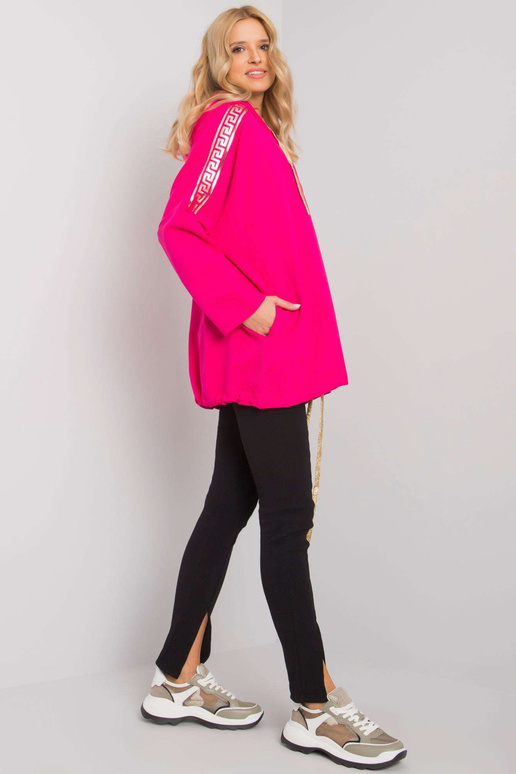 Fuksijas krāsas rāvējslēdzēja sporta...