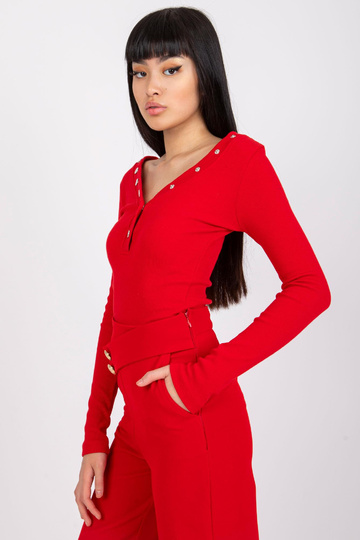 Sarkanas svītras blūze...