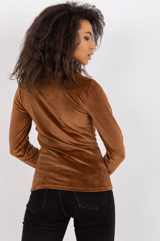 Kigali sieviešu brūna velūra blūze