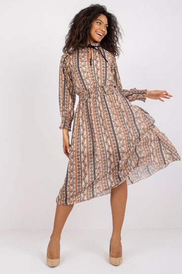 Bēša kleita ar Ava rakstiem 2