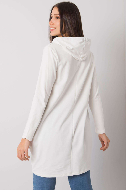 Ecru kokvilnas tunika plus izmērs ar...