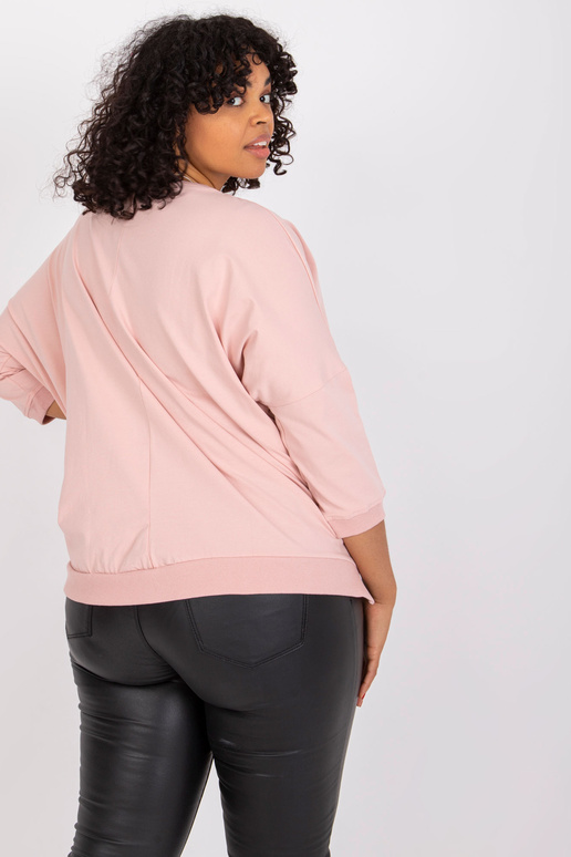 Netīri rozā plus izmēra blūze ar... Netīri rozā plus izmēra blūze ar...