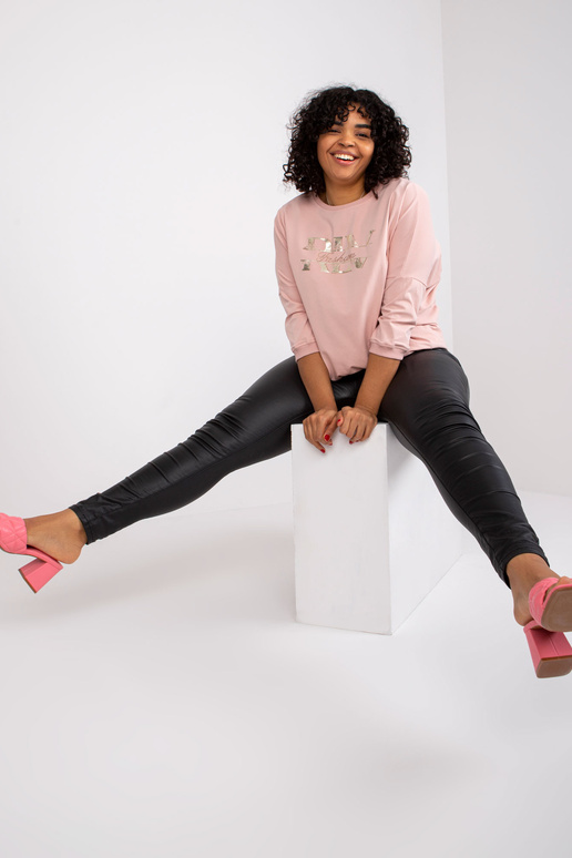 Netīri rozā plus izmēra blūze ar... Netīri rozā plus izmēra blūze ar...