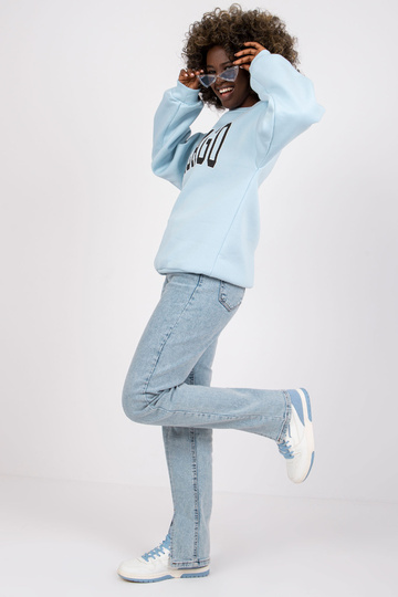 Gaiši zils sporta krekls ar... 2