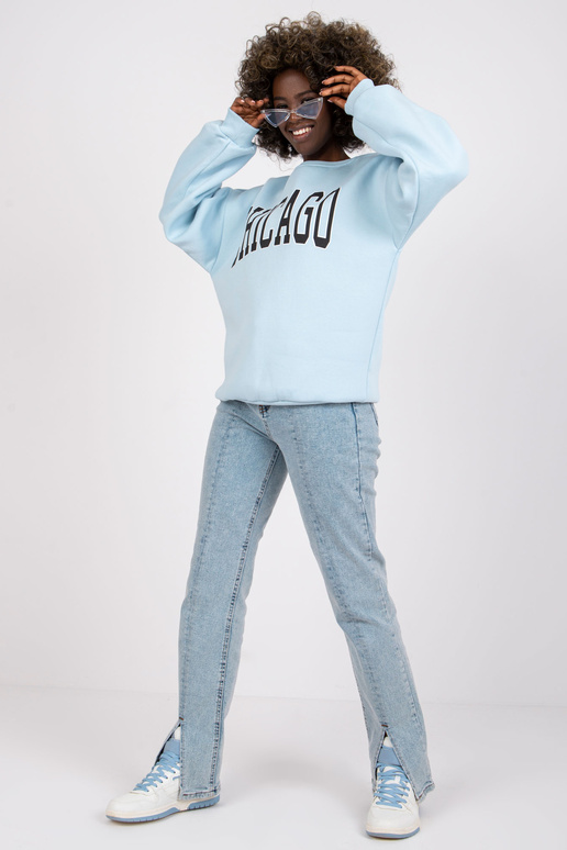 Gaiši zils sporta krekls ar Madeiras...