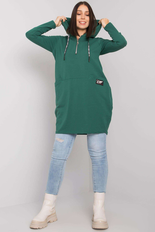 Tumši zaļa liela izmēra kokvilnas...