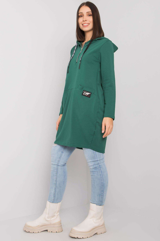 Tumši zaļa liela izmēra kokvilnas...