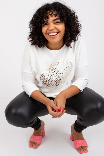 Ecru plus izmēra blūze ar... 2