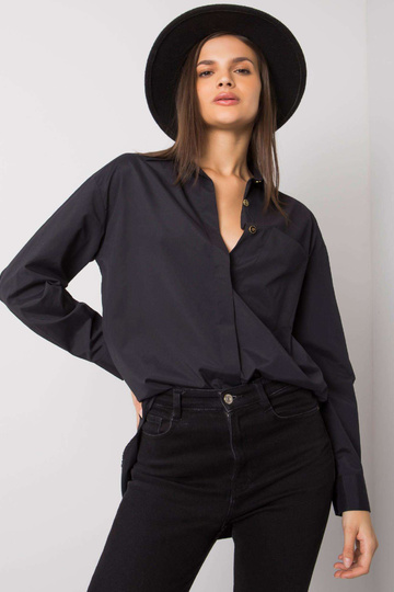 Melns Terra kokvilnas krekls