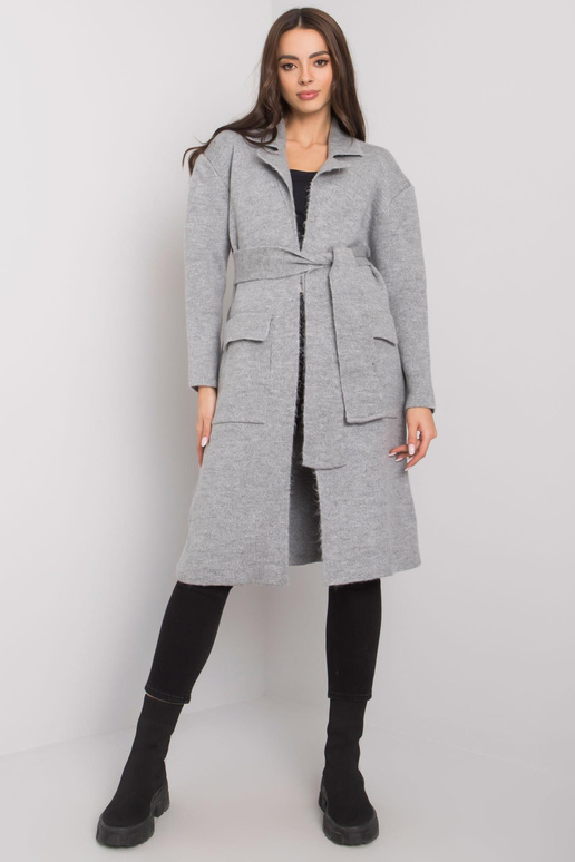 Pelēks jaciņš ar iesiešanu Cordie RUE...