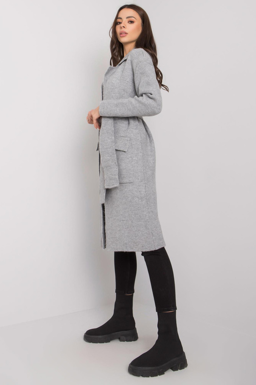 Pelēks jaciņš ar iesiešanu Cordie RUE...