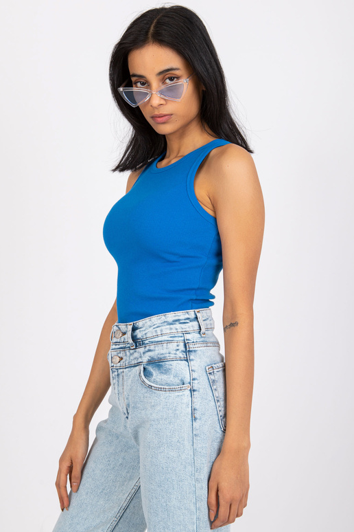 Eston RUE PARIS Kokvilnas rievotais tops