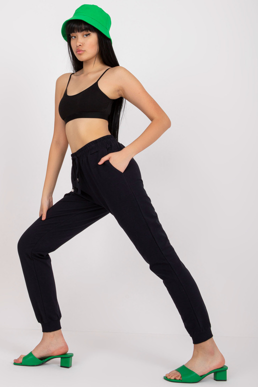 Tumši zilas pamata treniņbikses ar...