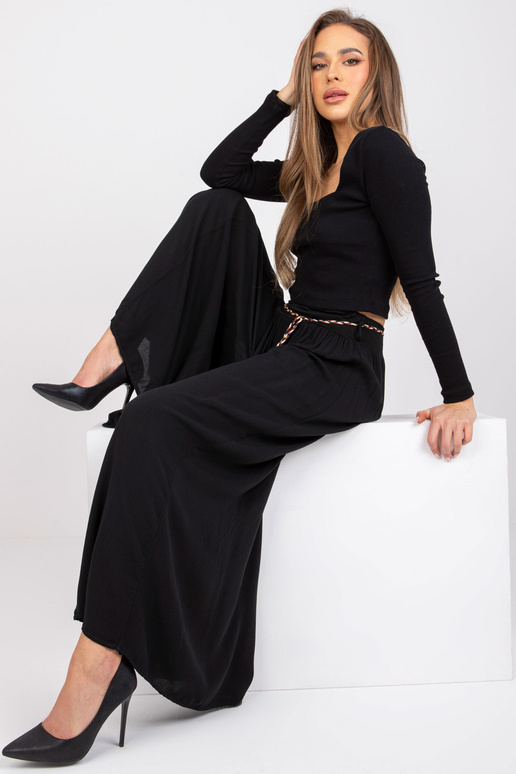 Melnas bikses sievietēm palazzo Surie...